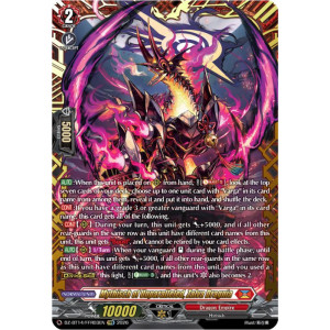 Vanguard TCG card DZ-BT14/FFR03EN FFR Mythisch of Unparalleled, Zalva Dragnia Envoys of the Crimson Moon