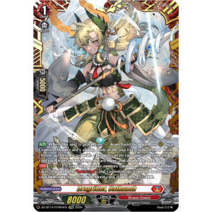 Vanguard TCG card DZ-BT14/FFR04EN FFR Dragritter, Uathaach Envoys of the Crimson Moon