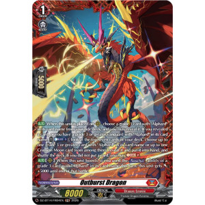 Vanguard TCG card DZ-BT14/FR04EN FR Outburst Dragon Envoys of the Crimson Moon