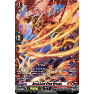 Vanguard TCG card DZ-BT14/FR07EN FR Banishing Claw Dragon Envoys of the Crimson Moon