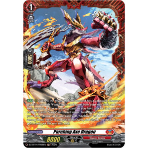 Vanguard TCG card DZ-BT14/FR08EN FR Parching Axe Dragon Envoys of the Crimson Moon