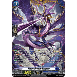 Vanguard TCG card DZ-BT14/FR11EN FR Pious Breath Dragon Envoys of the Crimson Moon