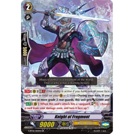 Vanguard_TCG_card_G-BT01_010EN_RR_Knight_of_Fragment_Generation_Stride