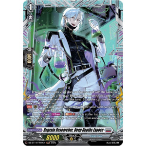 Vanguard TCG card DZ-BT14/FR19EN FR Regrain Researcher, Deep Depths Expose Envoys of the Crimson Moon