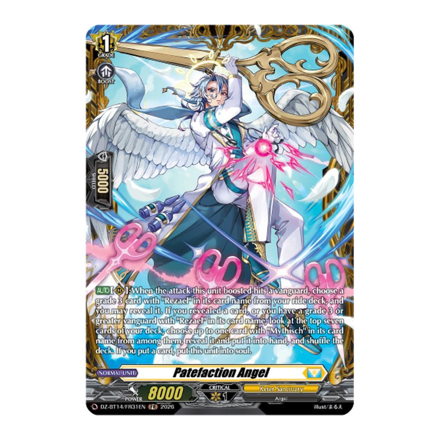 Vanguard TCG card DZ-BT14/FR31EN FR Patefaction Angel Envoys of the Crimson Moon