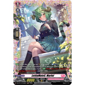 Vanguard TCG card DZ-BT14/FR48EN FR LettiaMateS, Marfel Envoys of the Crimson Moon