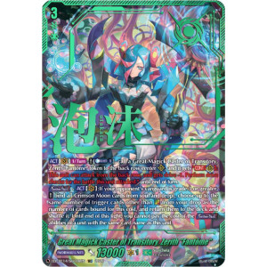 Vanguard TCG card DZ-BT14/SEC08EN SEC Great Magick Caster of Transitory, Zerith Fantôme Envoys of the Crimson Moon