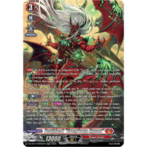 Vanguard TCG card DZ-BT14/SR02EN SR Youthberk DrægForm: Dynast Envoys of the Crimson Moon