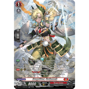 Vanguard TCG card DZ-BT14/SR04EN SR Dragritter, Uathaach Envoys of the Crimson Moon