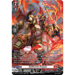 Vanguard TCG card DZ-BT14/SR06EN SR Obliterate Dragon Envoys of the Crimson Moon