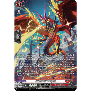 Vanguard TCG card DZ-BT14/SR08EN SR Outburst Dragon Envoys of the Crimson Moon