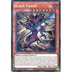 Yu-Gi-Oh TCG CORI-EN001 SE Black Chaos Chaos Origins