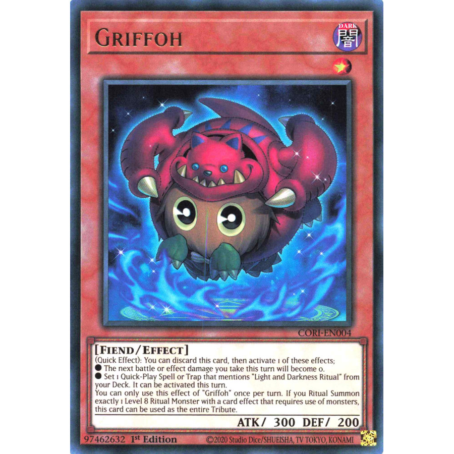 Yu-Gi-Oh TCG CORI-EN004 UR Griffoh Chaos Origins