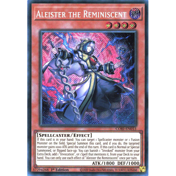 Yu-Gi-Oh TCG CORI-EN015 SE Aleister the Reminiscent Chaos Origins