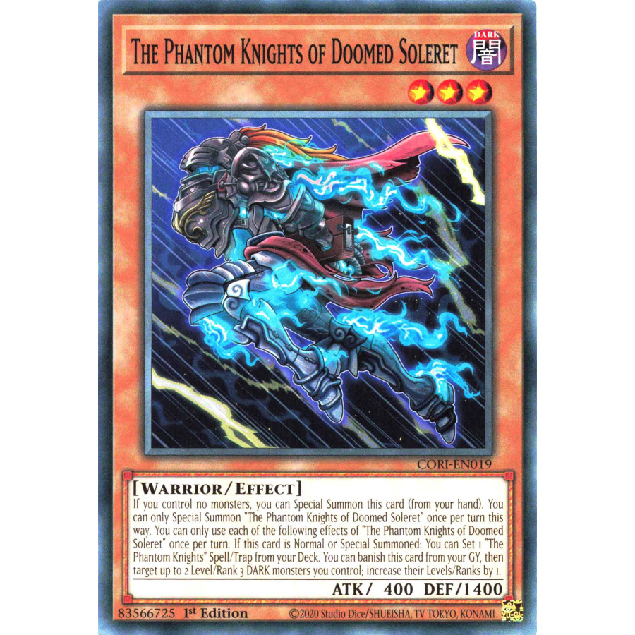 Yu-Gi-Oh TCG CORI-EN019 C The Phantom Knights of Doomed Soleret Chaos Origins