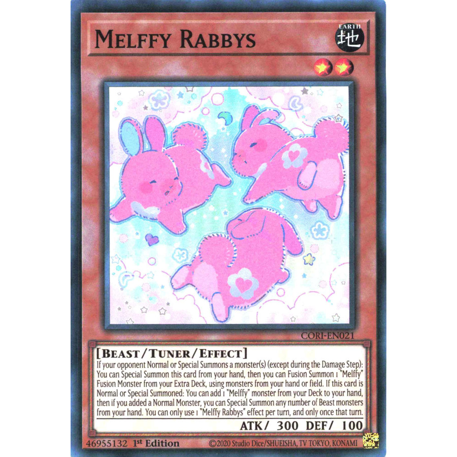 Yu-Gi-Oh TCG CORI-EN021 SR Melffy Rabbys Chaos Origins