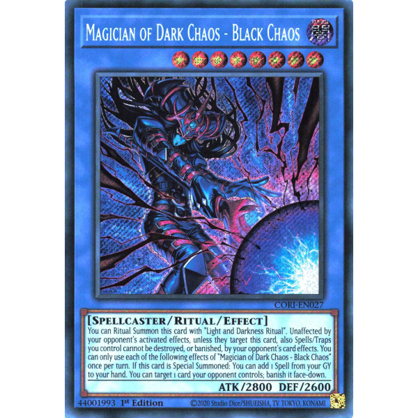 Yu-Gi-Oh TCG CORI-EN027 SE Magician of Dark Chaos - Black Chaos Chaos Origins