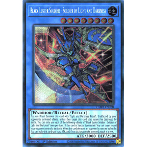 Yu-Gi-Oh TCG CORI-EN028 SE Black Luster Soldier - Soldier of Light and Darkness Chaos Origins