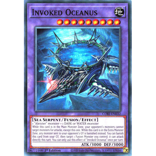 Yu-Gi-Oh TCG CORI-EN032 C Invoked Oceanus Chaos Origins