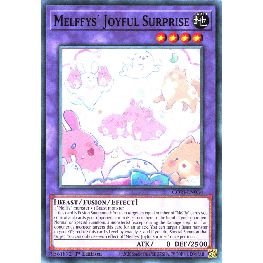 Yu-Gi-Oh TCG CORI-EN034 C Melffys' Joyful Surprise Chaos Origins