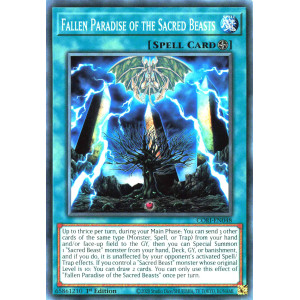 Yu-Gi-Oh TCG CORI-EN048 C Fallen Paradise of the Sacred Beasts Chaos Origins