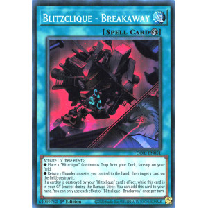 Yu-Gi-Oh TCG CORI-EN051 SR Blitzclique - Breakaway Chaos Origins