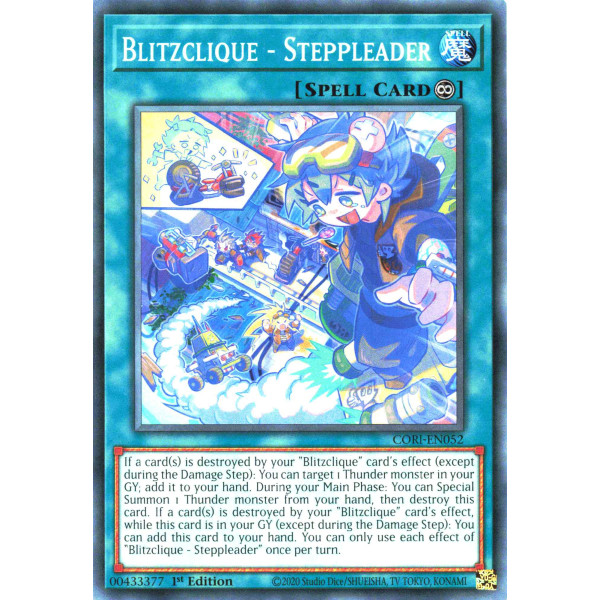 Yu-Gi-Oh TCG CORI-EN052 C Blitzclique - Steppleader Chaos Origins