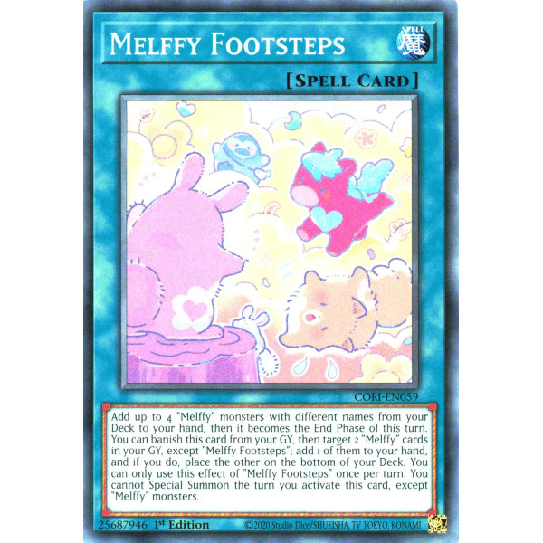 Yu-Gi-Oh TCG CORI-EN059 C Melffy Footsteps Chaos Origins