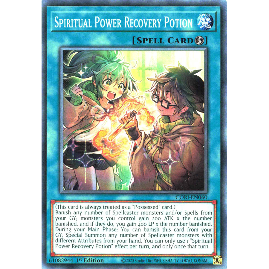 Yu-Gi-Oh TCG CORI-EN060 C Spiritual Power Recovery Potion Chaos Origins