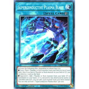 Yu-Gi-Oh TCG CORI-EN063 C Superconductive Plasma Blast Chaos Origins
