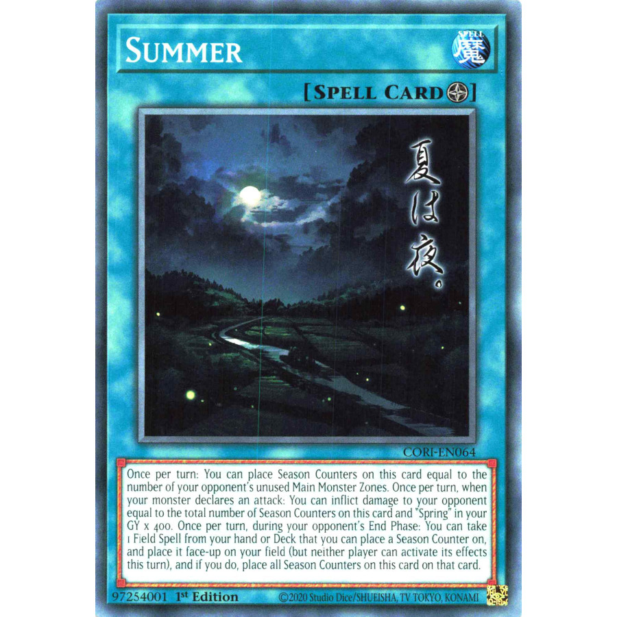 Yu-Gi-Oh TCG CORI-EN064 C Summer Chaos Origins