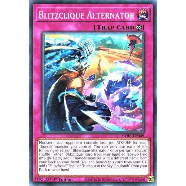 Yu-Gi-Oh TCG CORI-EN069 C Blitzclique Alternator Chaos Origins