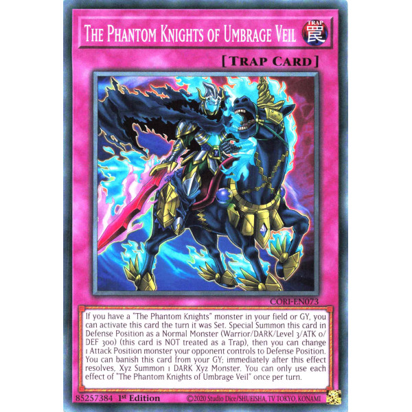 Yu-Gi-Oh TCG CORI-EN073 C The Phantom Knights of Umbrage Veil Chaos Origins