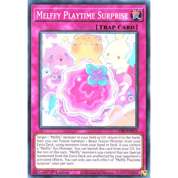 Yu-Gi-Oh TCG CORI-EN075 C Melffy Playtime Surprise Chaos Origins