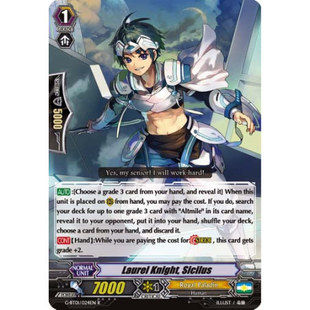 Vanguard_TCG_card_G-BT01_024EN_R_Laurel_Knight_Sicilus_Generation_Stride