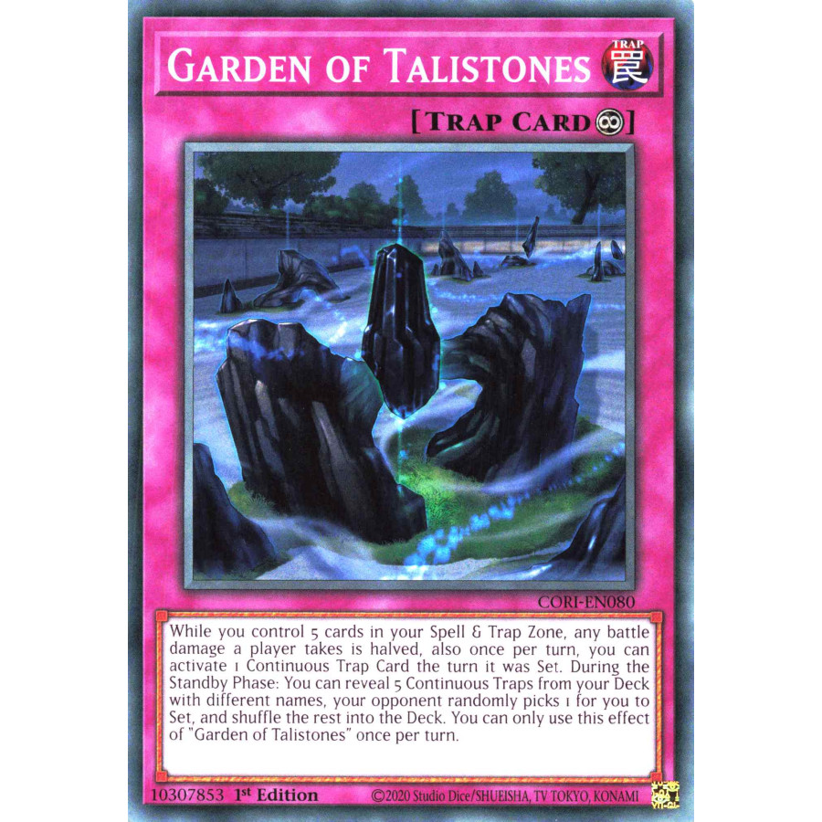 Yu-Gi-Oh TCG CORI-EN080 C Garden of Talistones Chaos Origins
