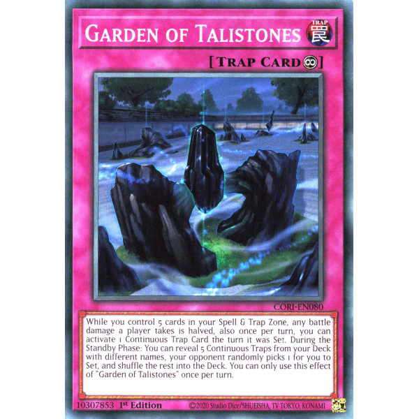 Yu-Gi-Oh TCG CORI-EN080 C Garden of Talistones Chaos Origins