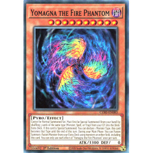 Yu-Gi-Oh TCG CORI-EN083 C Yomagna the Fire Phantom Chaos Origins