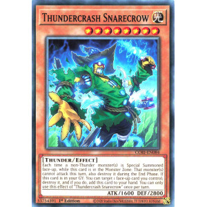 Yu-Gi-Oh TCG CORI-EN084 C Thundercrash Snarecrow Chaos Origins