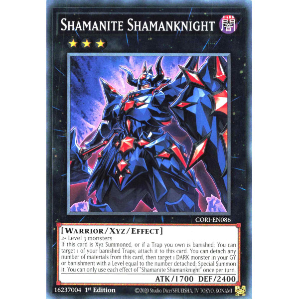 Yu-Gi-Oh TCG CORI-EN086 C Shamanite Shamanknight Chaos Origins