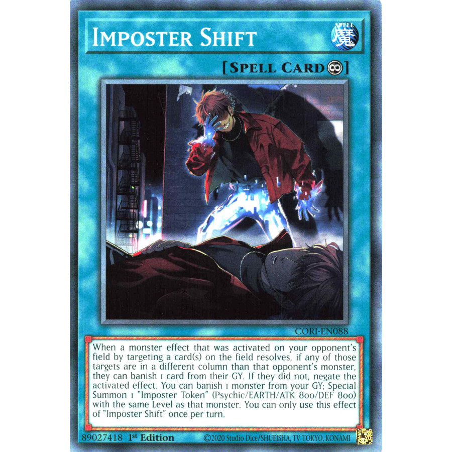 Yu-Gi-Oh TCG CORI-EN088 C Imposter Shift Chaos Origins