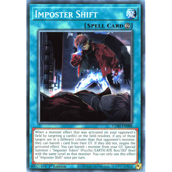 Yu-Gi-Oh TCG CORI-EN088 C Imposter Shift Chaos Origins