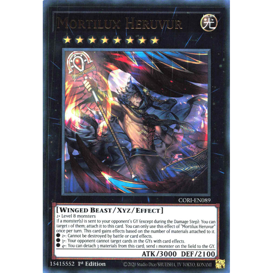 Yu-Gi-Oh TCG CORI-EN089 UR Mortilux Heruvur Chaos Origins