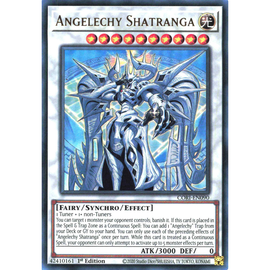 Yu-Gi-Oh TCG CORI-EN090 UR Angelechy Shatranga Chaos Origins