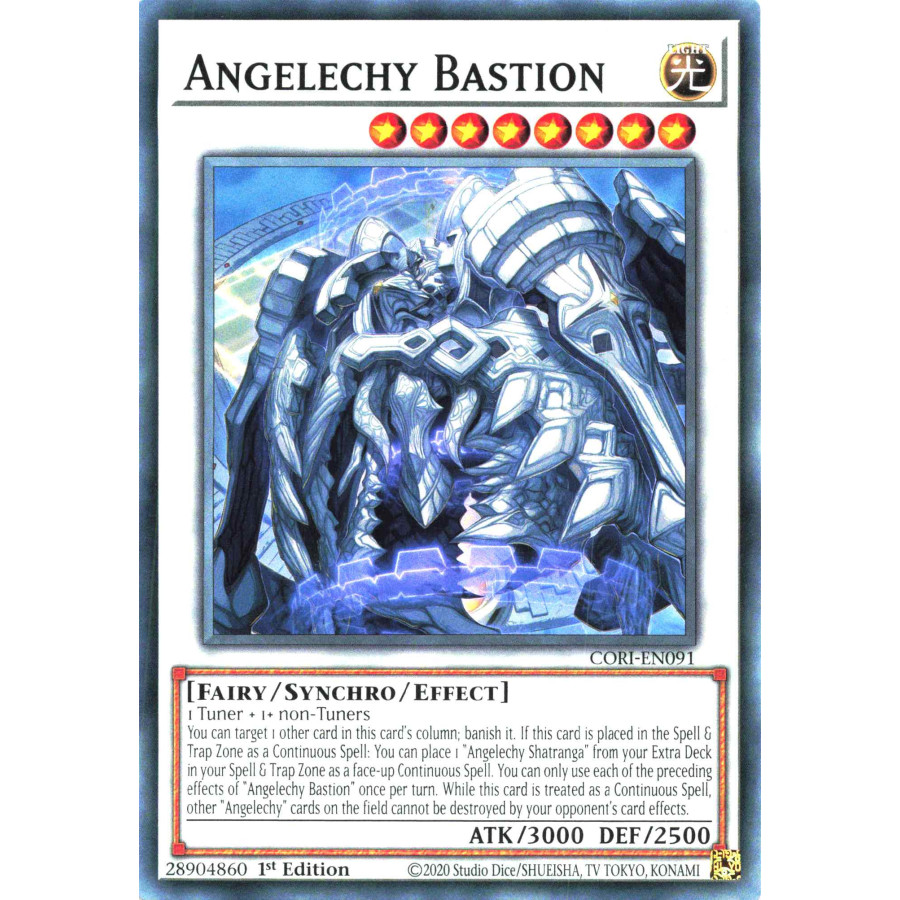 Yu-Gi-Oh TCG CORI-EN091 C Angelechy Bastion Chaos Origins