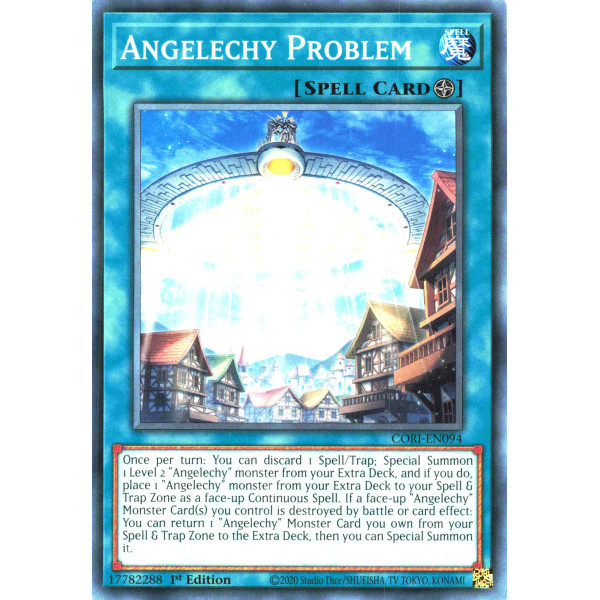Yu-Gi-Oh TCG CORI-EN094 C Angelechy Problem Chaos Origins
