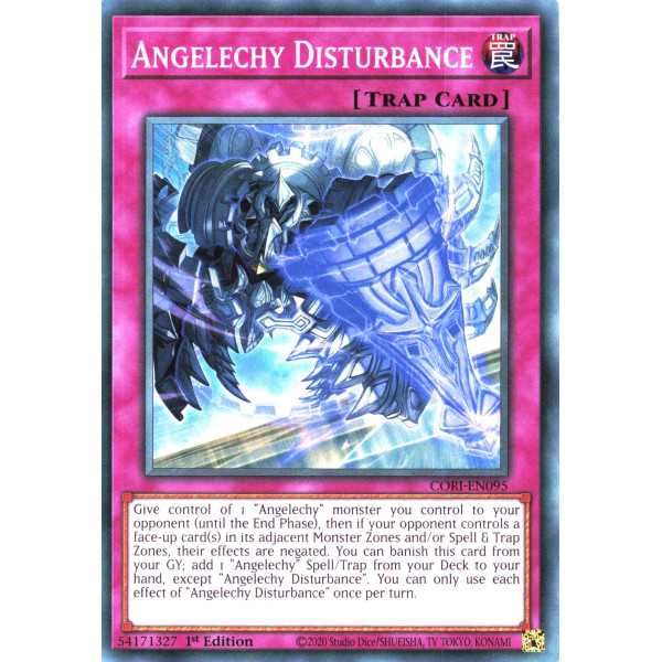 Yu-Gi-Oh TCG CORI-EN095 C Angelechy Disturbance Chaos Origins