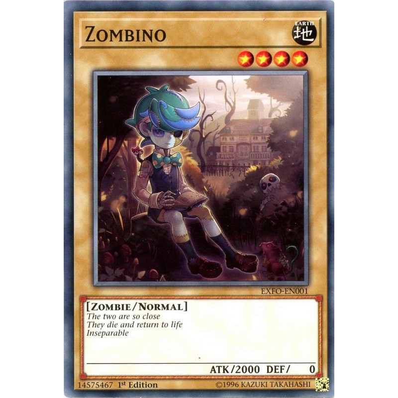 Yugioh Neu Zombino Zombie / Normal Yu-Gi-Oh Karte