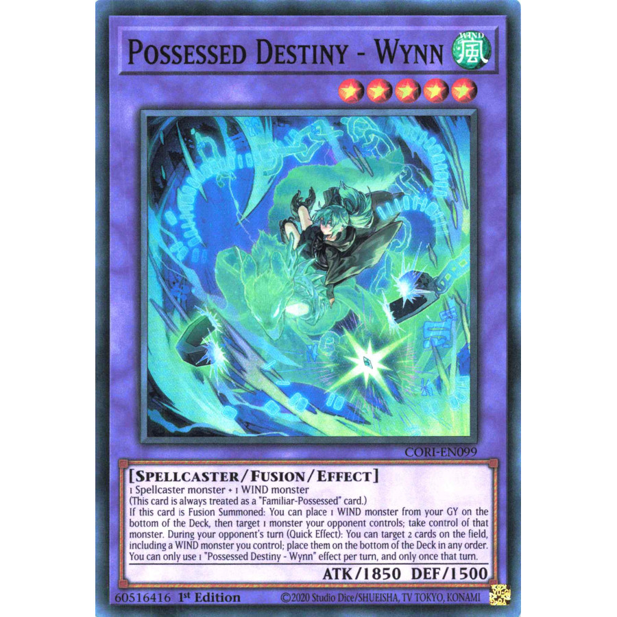Yu-Gi-Oh TCG CORI-EN099 SR Possessed Destiny - Wynn Chaos Origins