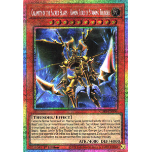 Yu-Gi-Oh TCG CORI-EN006 STAR Calamity of the Sacred Beasts - Hamon, Lord of Striking Thunder Chaos Origins